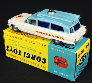 Corgi toys 437 superior ambulance ee572 back