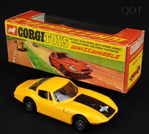 Corgi toys 377 marcos ee575 front