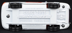 Corgi toys 509 porsche targa polizei ee576 base