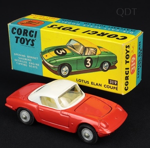 Corgi toys 319 lotus elan ee580 front