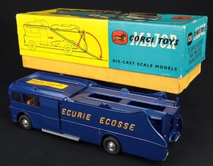 Corgi toys 1126 ecurie ecosse transporter ee593 back