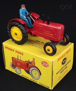 Dinky toys 300 massey harris tractor ee595 front