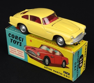 Corgi toys 218 aston martin db4 ee608 front