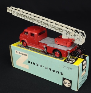 Siku models v261 mercedes fire truck ee615 back