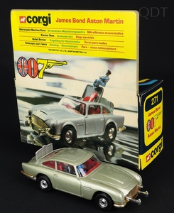 Corgi toys 271 james bond's aston martin ee630 front