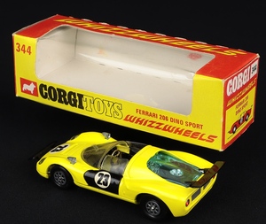 Corgi toys 344 ferrari 206 dino sport ee660 back