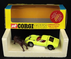 Corgi toys 342 lamborghini miura fighting bull ee679 back