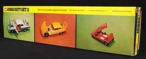 Corgi gift set 11 transport set routemaster bus mini taxi policeman ee698 back