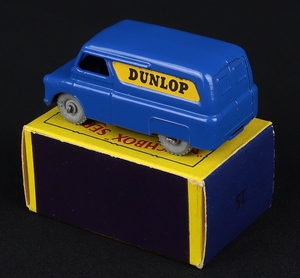 Matchbox models 25a dunlop bedford van ee709 back