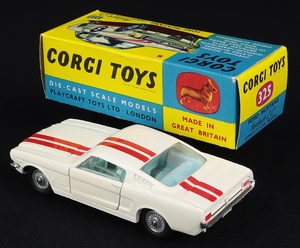 Corgi toys 325 mustang ee735 back