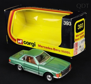 Corgi toys 393 mercedes ee737 front