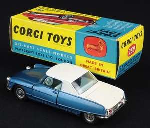 Corgi toys 259 citroen le dandy ee738 back