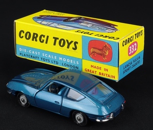 Corgi toys 332 lancia fulvia sport zagato ee739 back