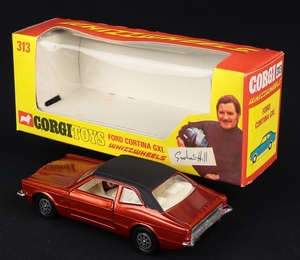 Corgi toys 313 graham hill's ford cortina ee742 back