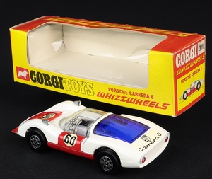 Corgi toys 311 porsche carrera ee745 back