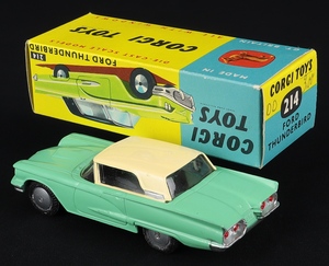 Corgi toys 214 ford thunderbird ee752 back