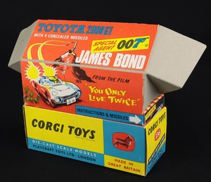 Corgi toys 336 james bond's toyota ee779 back