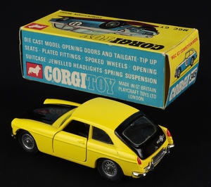 Corgi toys 345 mgc gt ee783 back