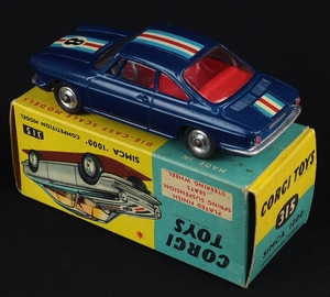 Corgi toys 315 simca competition ee807 back