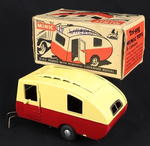 Tri ang minic models 16m caravan ee821 back