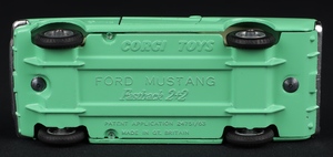 Corgi toys 320 ford mustang fastback ee832 base