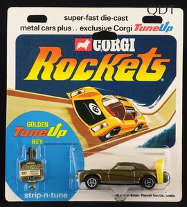 Corgi rockets 937 mercury cougar e833 front