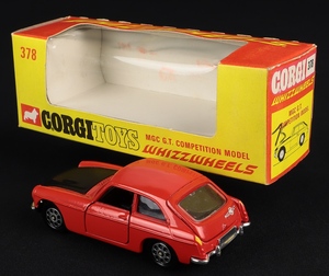 Corgi toys 378 mgc gt competition ee842 back