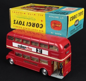 Corgi toys 468 london routemaster bus cokerchu ee860 back