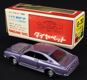 Diapet models g 20 toyota carina 1600 gt ee872 back