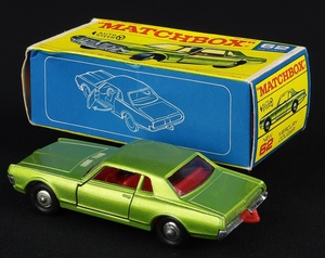 Matchbox models 62 mercury cougar ee897 back