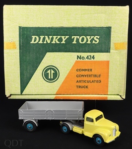 Dinky toys 424 a commer convertible articulated truck ee905 front