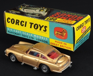 Corgi toys 261 james bond aston martin db5 ee920 back