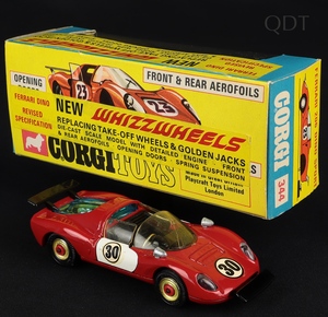 Corgi toys 344 ferrari 206 dino sport ee923 front