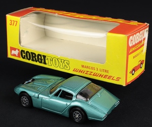 Corgi toys 377 marcos 3 litre ee926 back