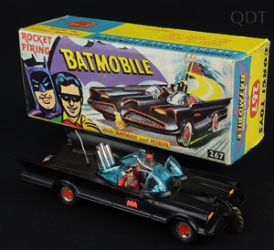 Corgi toys 267 batmobile matte ee985 front