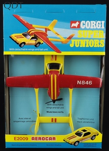 Corgi super juniors e2009 james bond aerocar ee992 front