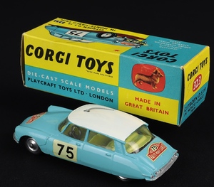 Corgi toys 323 citroen ds19 monte carlo ff59 back