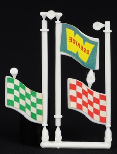 Matchbox service station mg1 forecourt ff75 flags