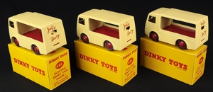 Trade box dinky toys 491 job's dairy vans ff100 back