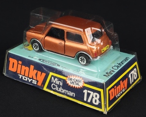 Dinky toys 178 mini clubman ff157 back