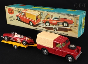 Corgi toys gift set 17 land rover ferrari racing car set ff175 front