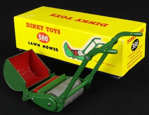 Dinky toys 386 lawn mower ff178 back