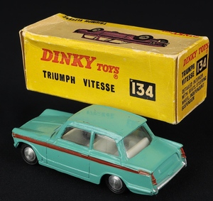 Indian dinky toys 134 triumph vitesse ff185 back