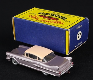 Matchbox models 27 cadillac ff200 back