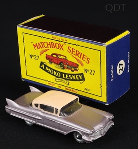 Matchbox models 27 cadillac ff200 front