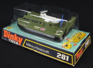 Dinky toys 281 military hovercraft ff205 back