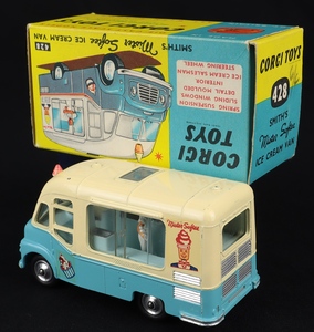 Corgi toys 428 mister softee ice cream van ff217 back