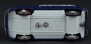 Corgi toys 464 commer police van ff218 base