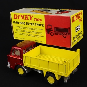 Dinky toys 438 ford d800 tipper truck ff223 back