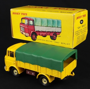 French dinky toys 584 berliet covered lorry ff234 back